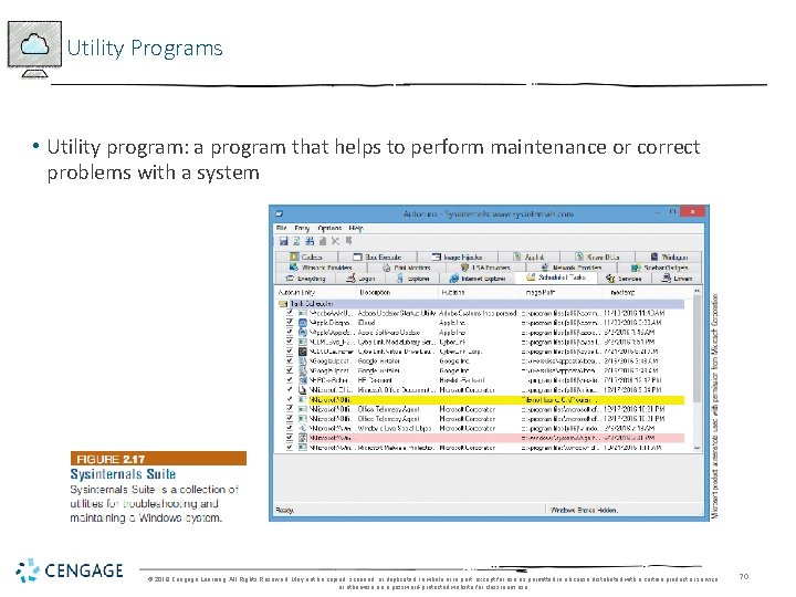Utility Programs • Utility program: a program that helps to perform maintenance or correct