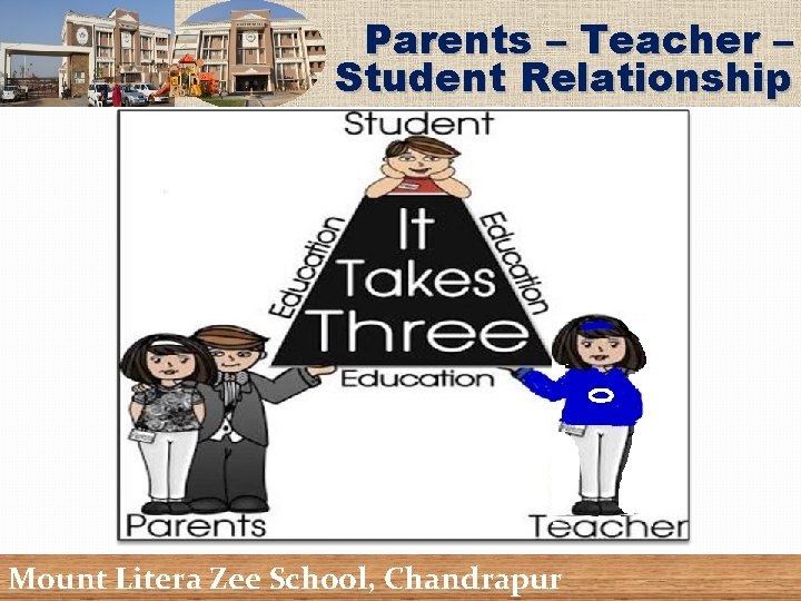 Parents – Teacher – Student Relationship Mount Litera Zee School, Chandrapur 
