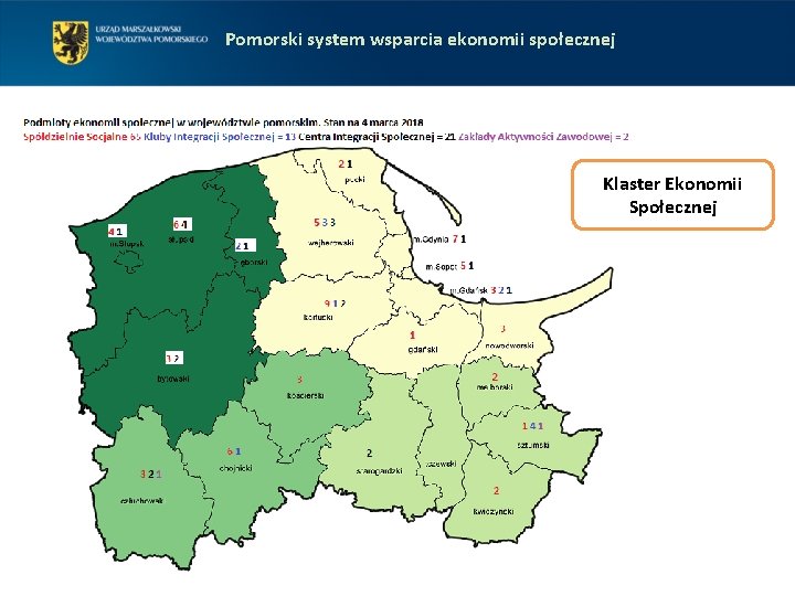 Pomorski system wsparcia ekonomii społecznej Klaster Ekonomii Społecznej 