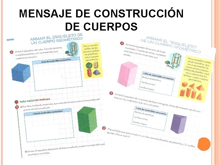 MENSAJE DE CONSTRUCCIÓN DE CUERPOS 