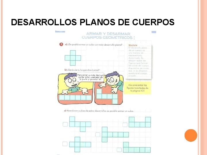 DESARROLLOS PLANOS DE CUERPOS 