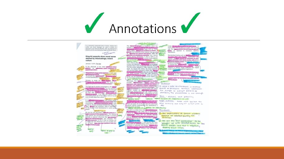 ✓Annotations✓ 