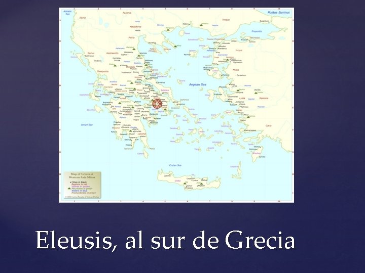 Eleusis, al sur de Grecia Eleusis, al sur de Grecia