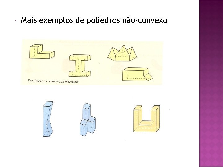  Mais exemplos de poliedros não-convexo 