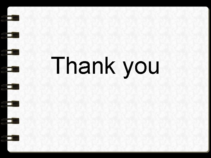 Thank you Thank you