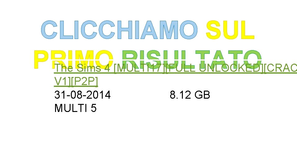 CLICCHIAMO SUL PRIMO RISULTATO The Sims 4 [MULTI 17][FULL UNLOCKED][CRAC V 1][P 2 P]