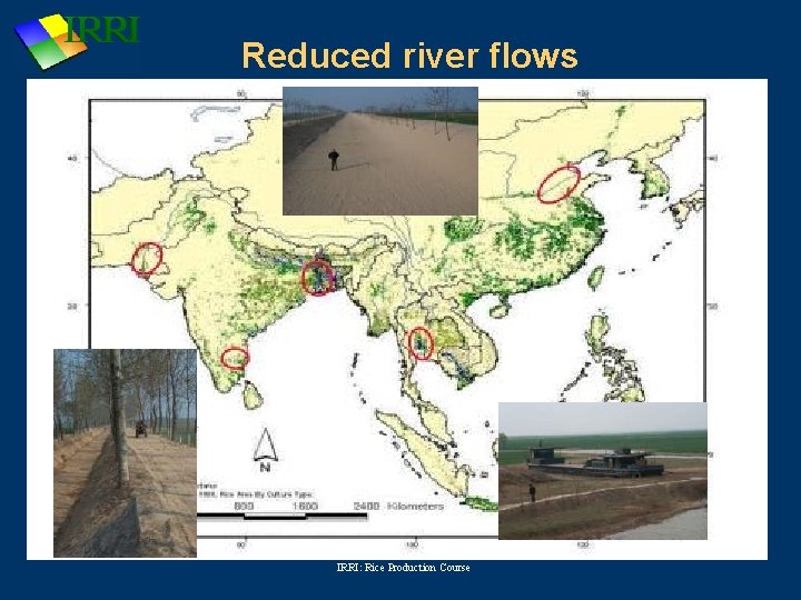 Reduced river flows IRRI: Rice Production Course 