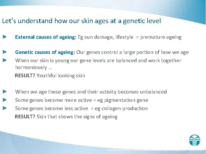 Let’s understand how our skin ages at a genetic level ► External causes of