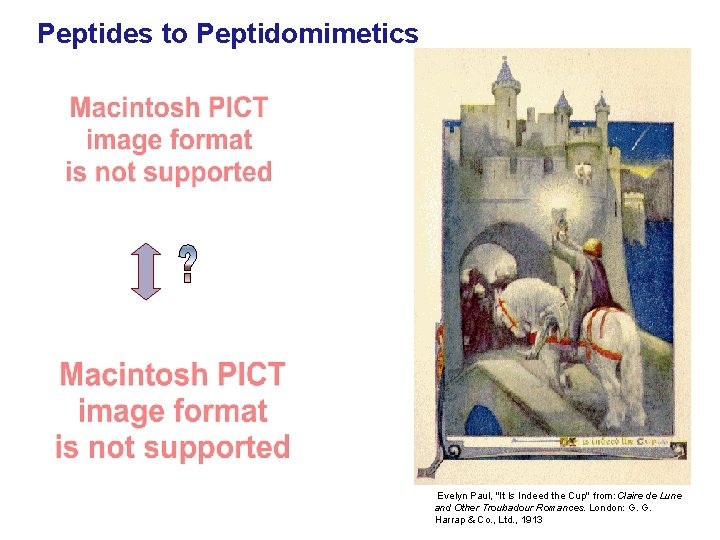 Peptides to Peptidomimetics Evelyn Paul, "It Is Indeed the Cup" from: Claire de Lune
