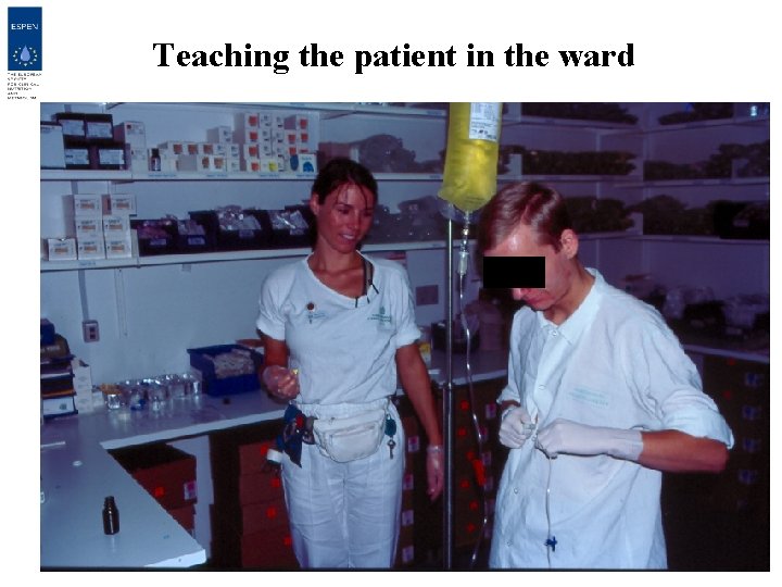 Teaching the patient in the ward 