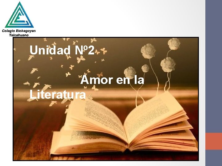 Unidad Nº 2 Amor en la Literatura 