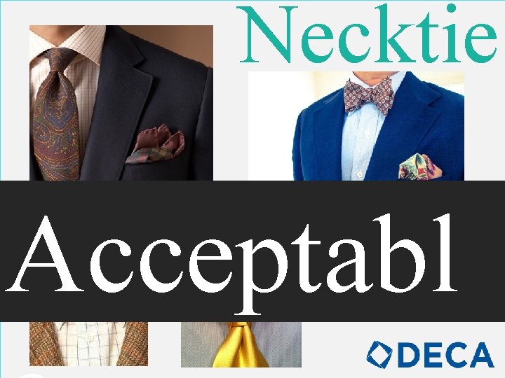 Necktie Acceptabl 