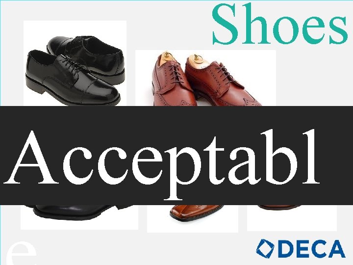 Shoes Acceptabl 