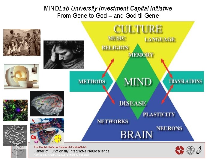 MINDLab University Investment Capital Initiative From Gene to God – and God til Gene