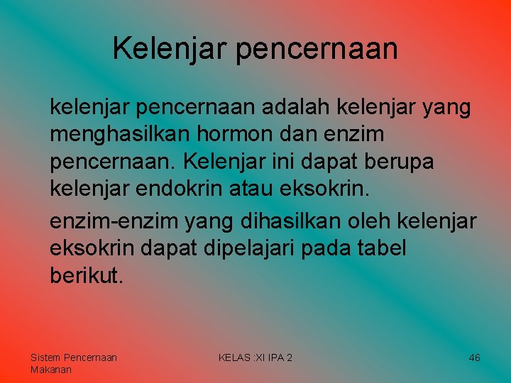 Kelenjar pencernaan kelenjar pencernaan adalah kelenjar yang menghasilkan hormon dan enzim pencernaan. Kelenjar ini Kelenjar pencernaan kelenjar pencernaan adalah kelenjar yang menghasilkan hormon dan enzim pencernaan. Kelenjar ini