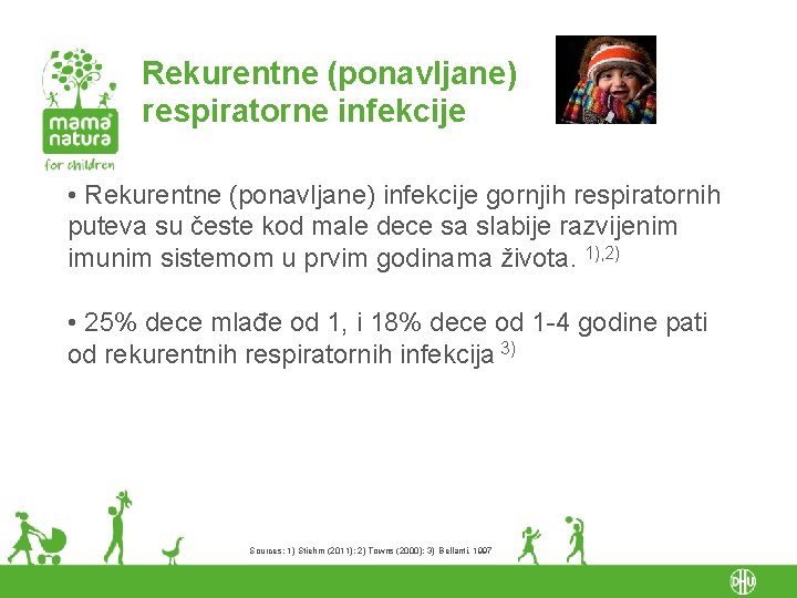 Rekurentne (ponavljane) respiratorne infekcije • Rekurentne (ponavljane) infekcije gornjih respiratornih puteva su česte kod