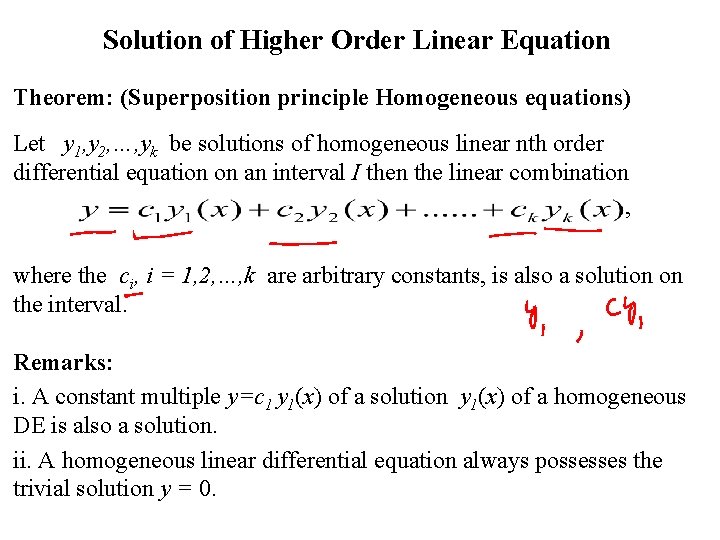 Equation always order of differential the is 8.5: First