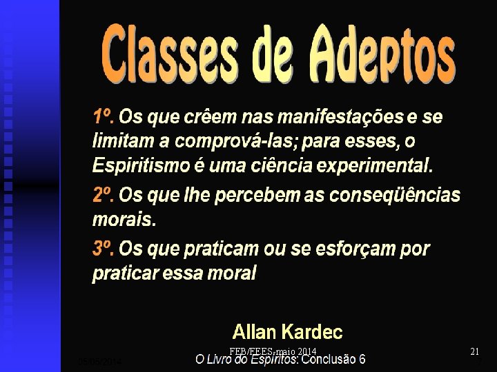 FEB/FEES-maio 2014 21 