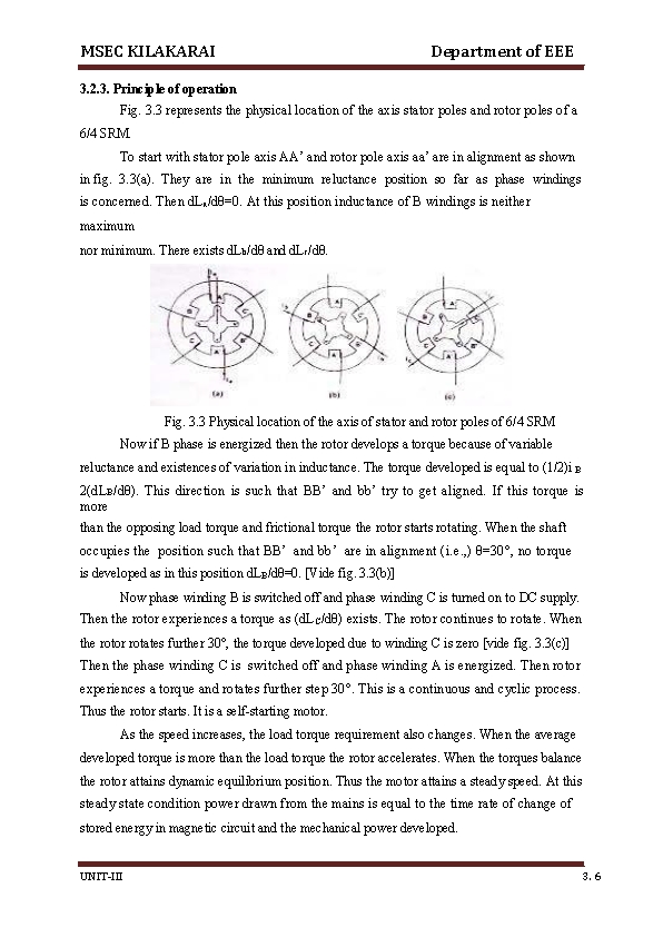 MSEC KILAKARAI Department of EEE 3. 2. 3. Principle of operation Fig. 3. 3