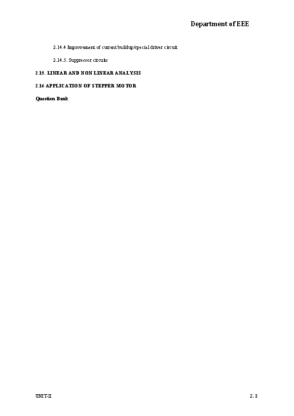 Department of EEE 2. 14. 4 Improvement of current buildup/special driver circuit 2. 14.