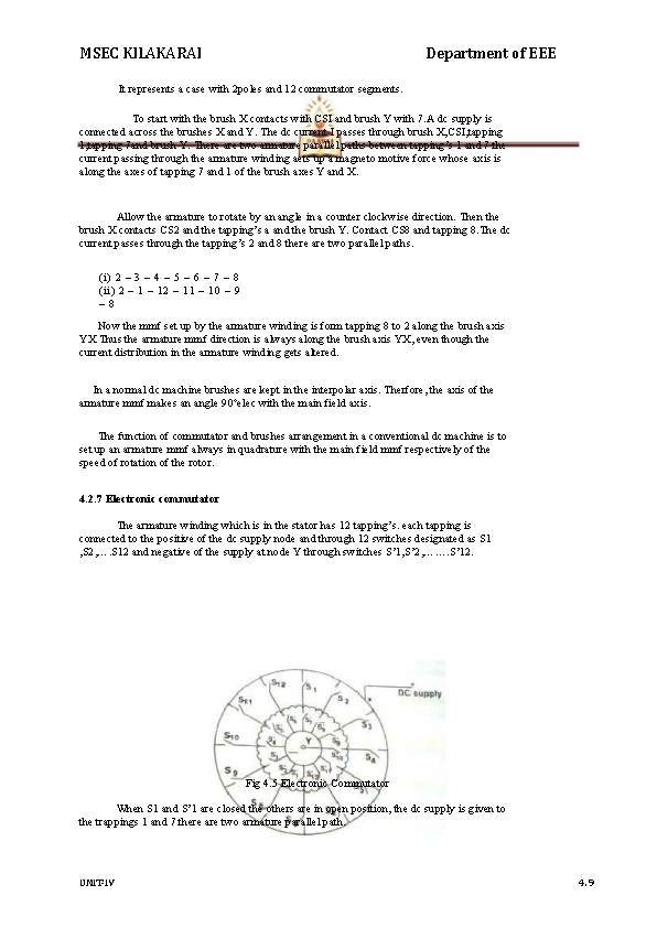 MSEC KILAKARAI Department of EEE It represents a case with 2 poles and 12