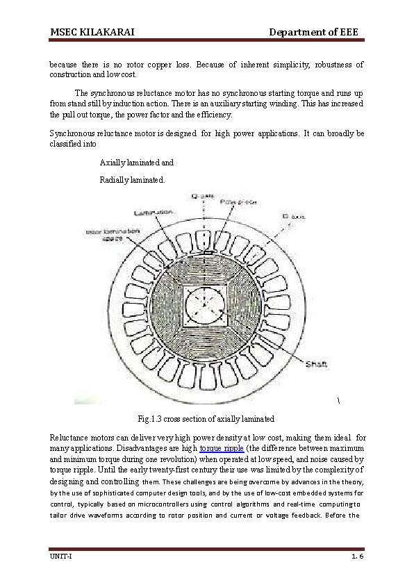 MSEC KILAKARAI Department of EEE because there is no rotor copper loss. Because of