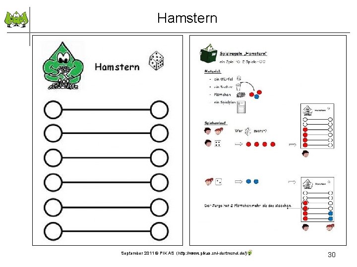 Hamstern September 2011 © PIK AS (http: //www. pikas. uni-dortmund. de/) 30 