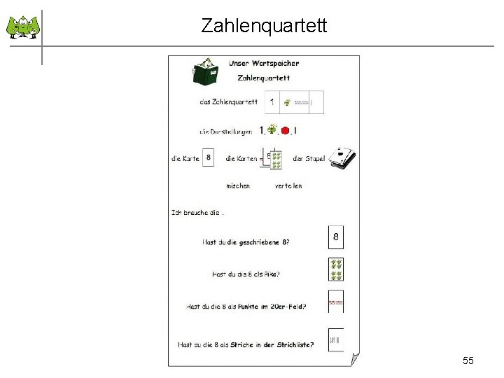 Zahlenquartett September 2011 © PIK AS (http: //www. pikas. uni-dortmund. de/) 55 
