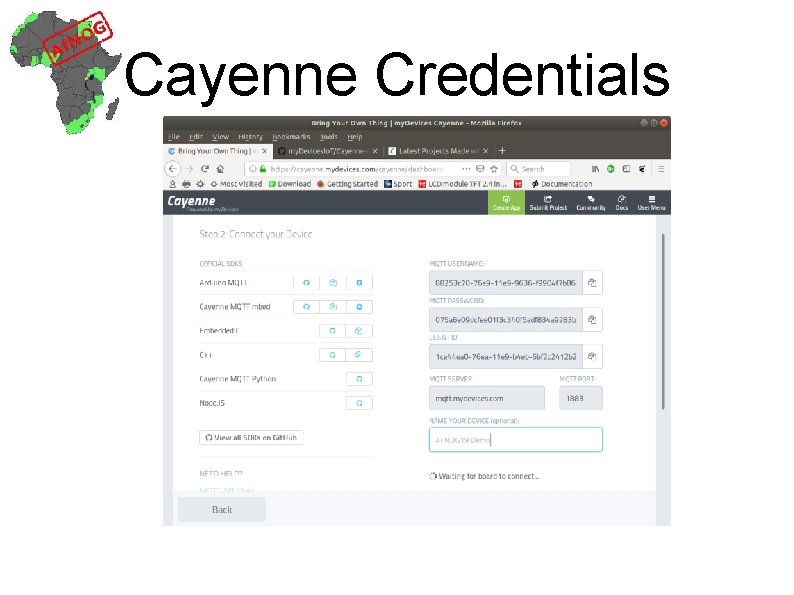 Cayenne Credentials 
