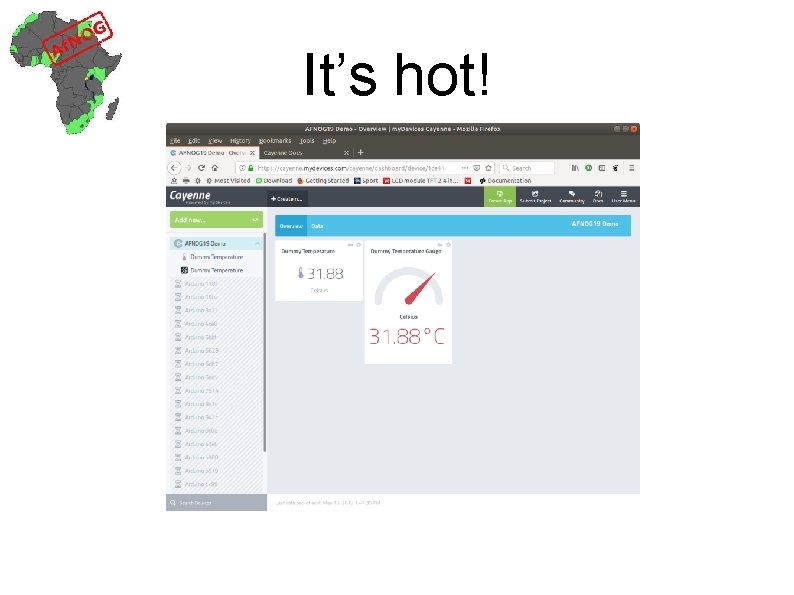 It’s hot! 