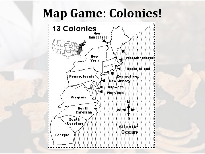 Map Game: Colonies! 