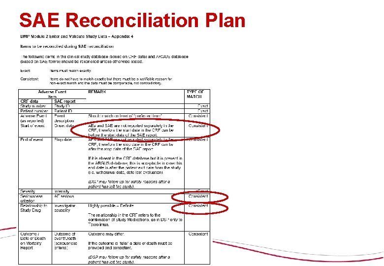 SAE Reconciliation Plan 18 SAE Reconciliation Plan 18