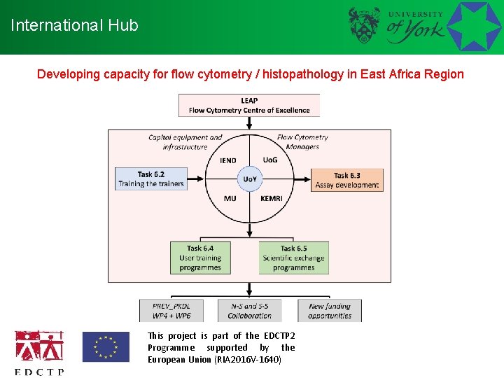 International Hub Developing capacity for flow cytometry / histopathology in East Africa Region This