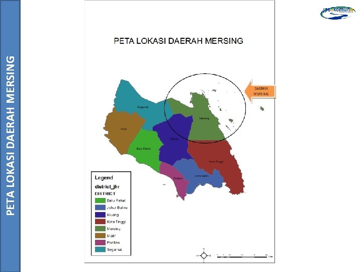 PETA LOKASI DAERAH MERSING 