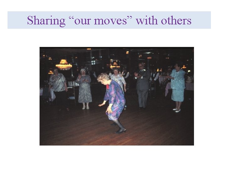 Sharing “our moves” with others 