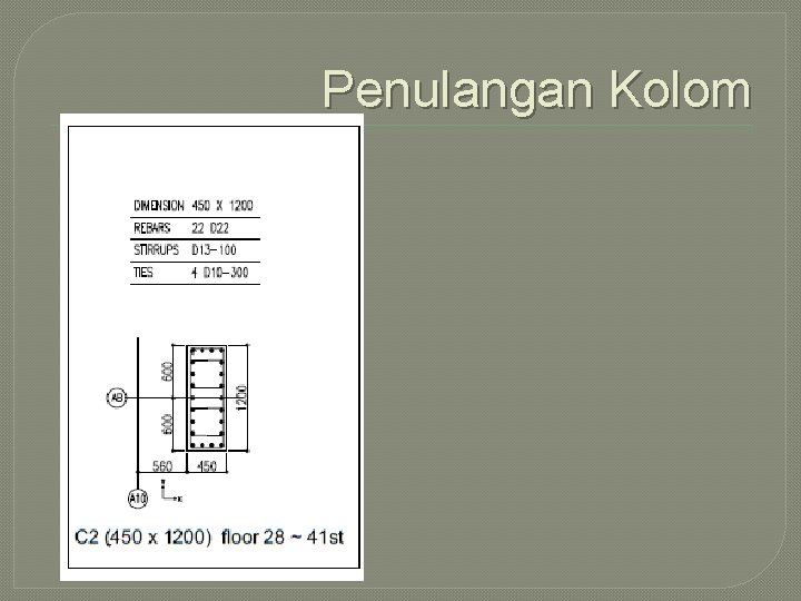Penulangan Kolom 