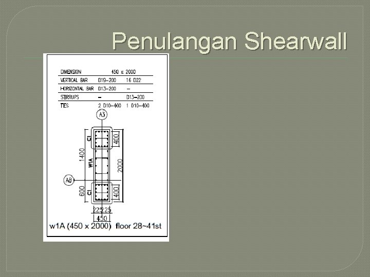 Penulangan Shearwall 