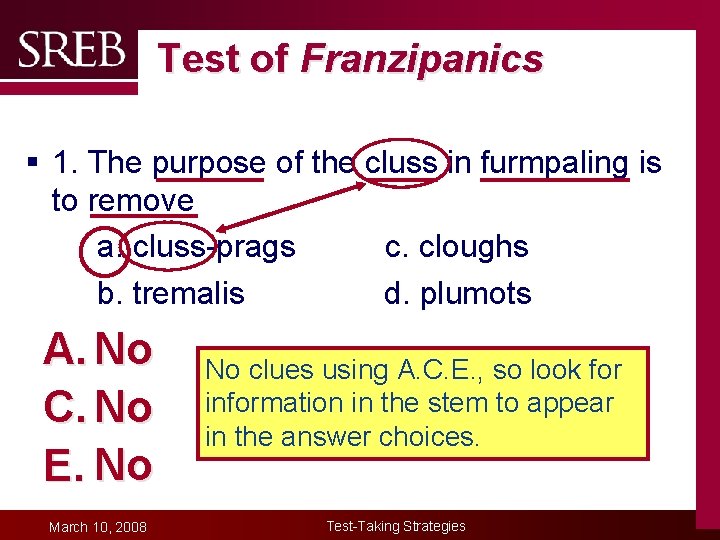 Test of Franzipanics § 1. The purpose of the cluss in furmpaling is to