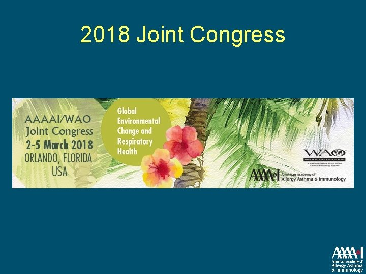 2018 Joint Congress 