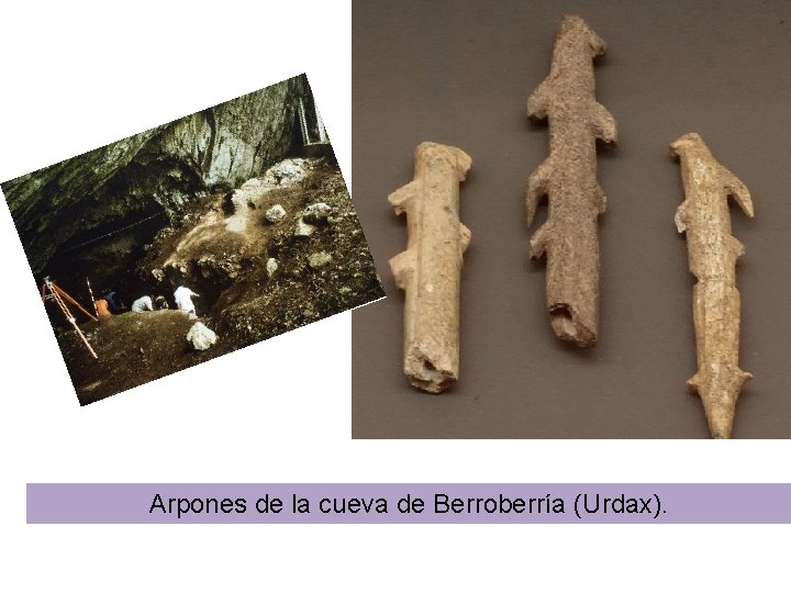 Arpones de la cueva de Berroberría (Urdax). 