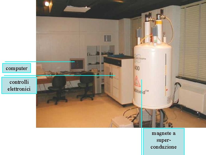 computer controlli elettronici magnete a superconduzione 