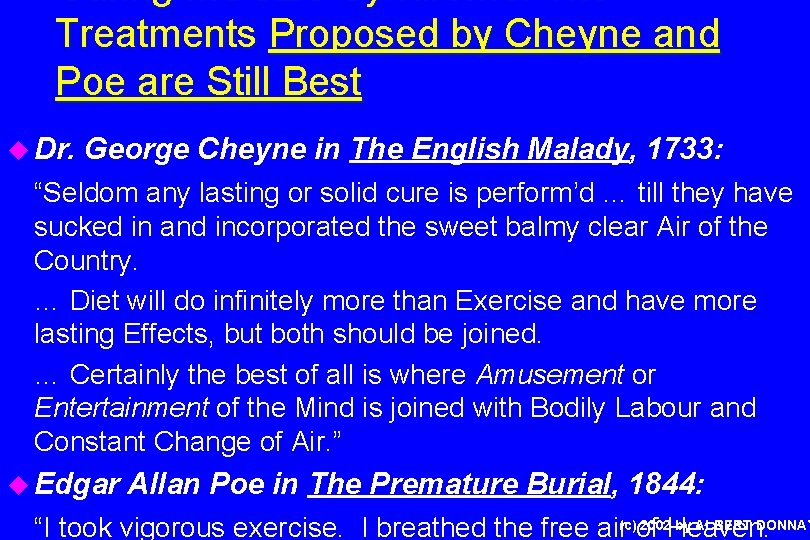 Curing MUSES Syndrome: The Treatments Proposed by Cheyne and Poe are Still Best u