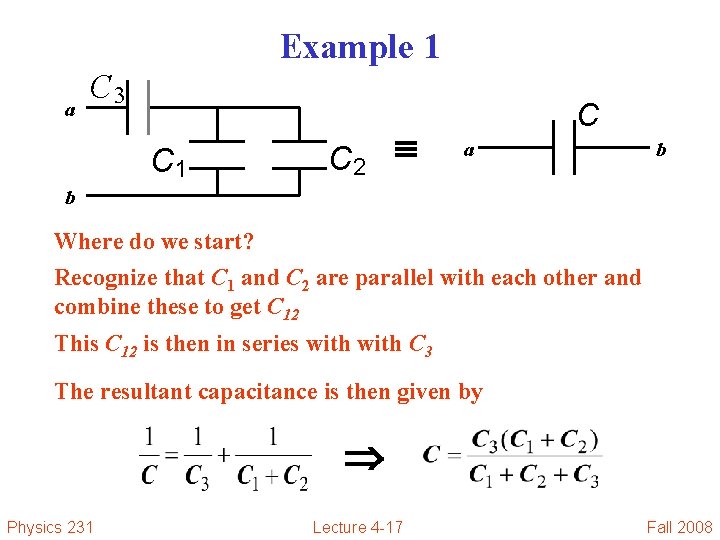 Example 1 a C 3 C 1 C 2 º C a b b