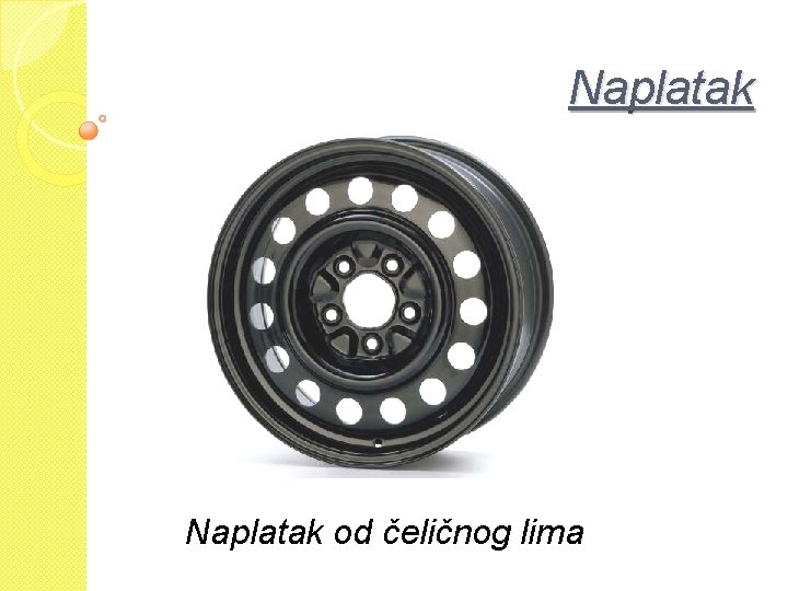 Naplatak od čeličnog lima 