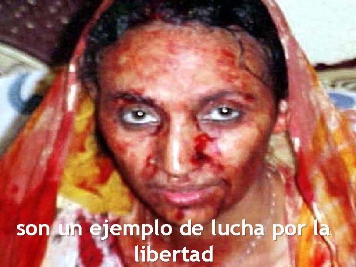 son un ejemplo de lucha por la libertad 