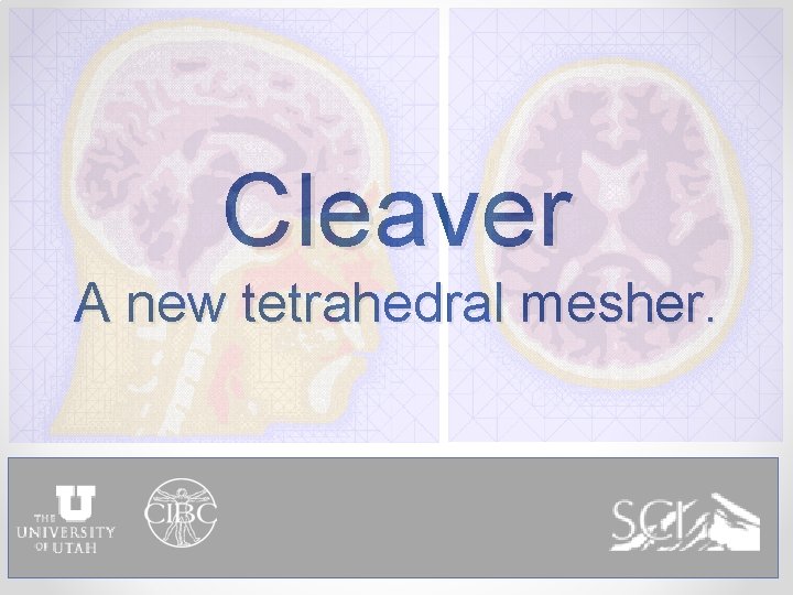 Cleaver A new tetrahedral mesher. 