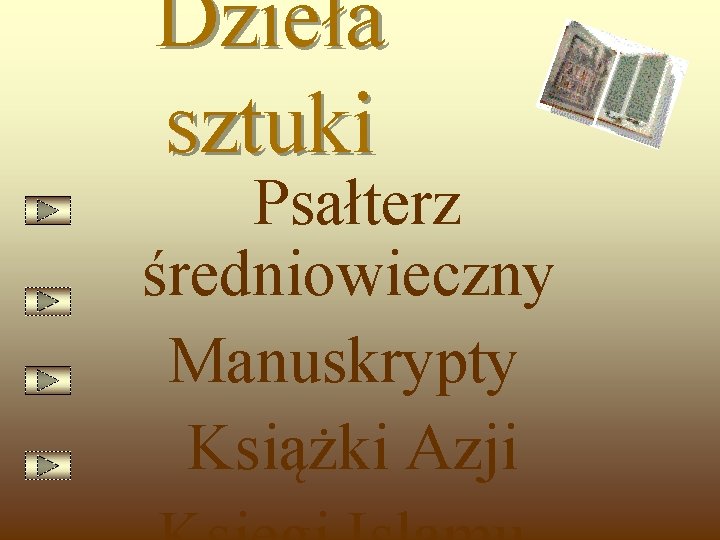 Dzieła sztuki Psałterz średniowieczny Manuskrypty Książki Azji 