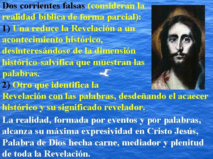 Dos corrientes falsas (consideran la realidad bíblica de forma parcial): 1) Una reduce la Dos corrientes falsas (consideran la realidad bíblica de forma parcial): 1) Una reduce la