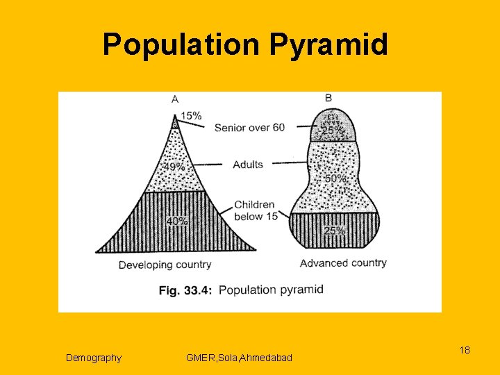 Population Pyramid Demography GMER, Sola, Ahmedabad 18 