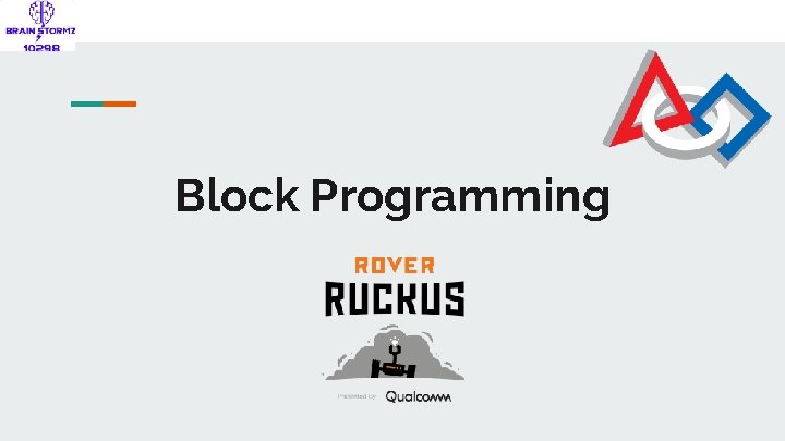 Block Programming 